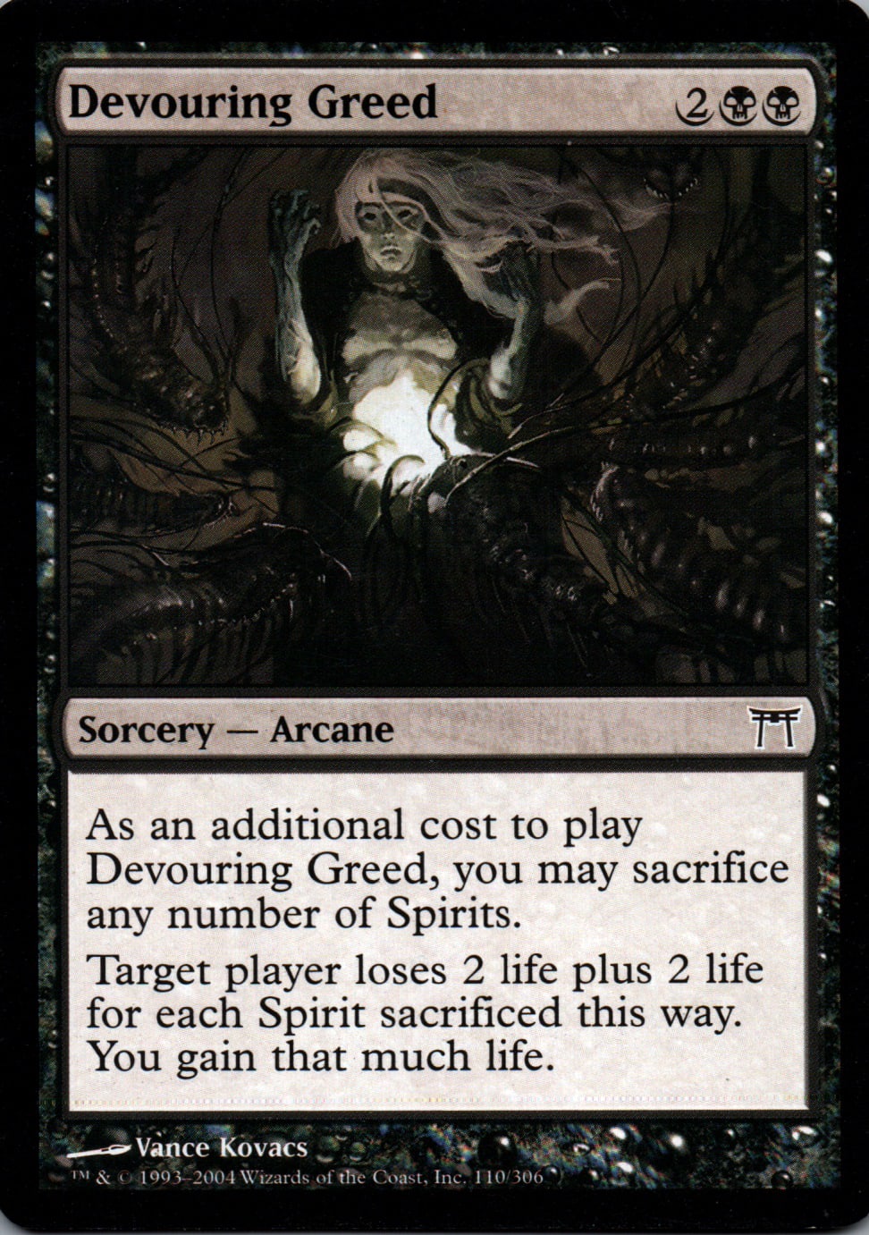 Devouring Greed - Champions of Kamigawa - 110 - Front