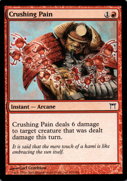 Crushing Pain - Champions of Kamigawa - 162 - Front