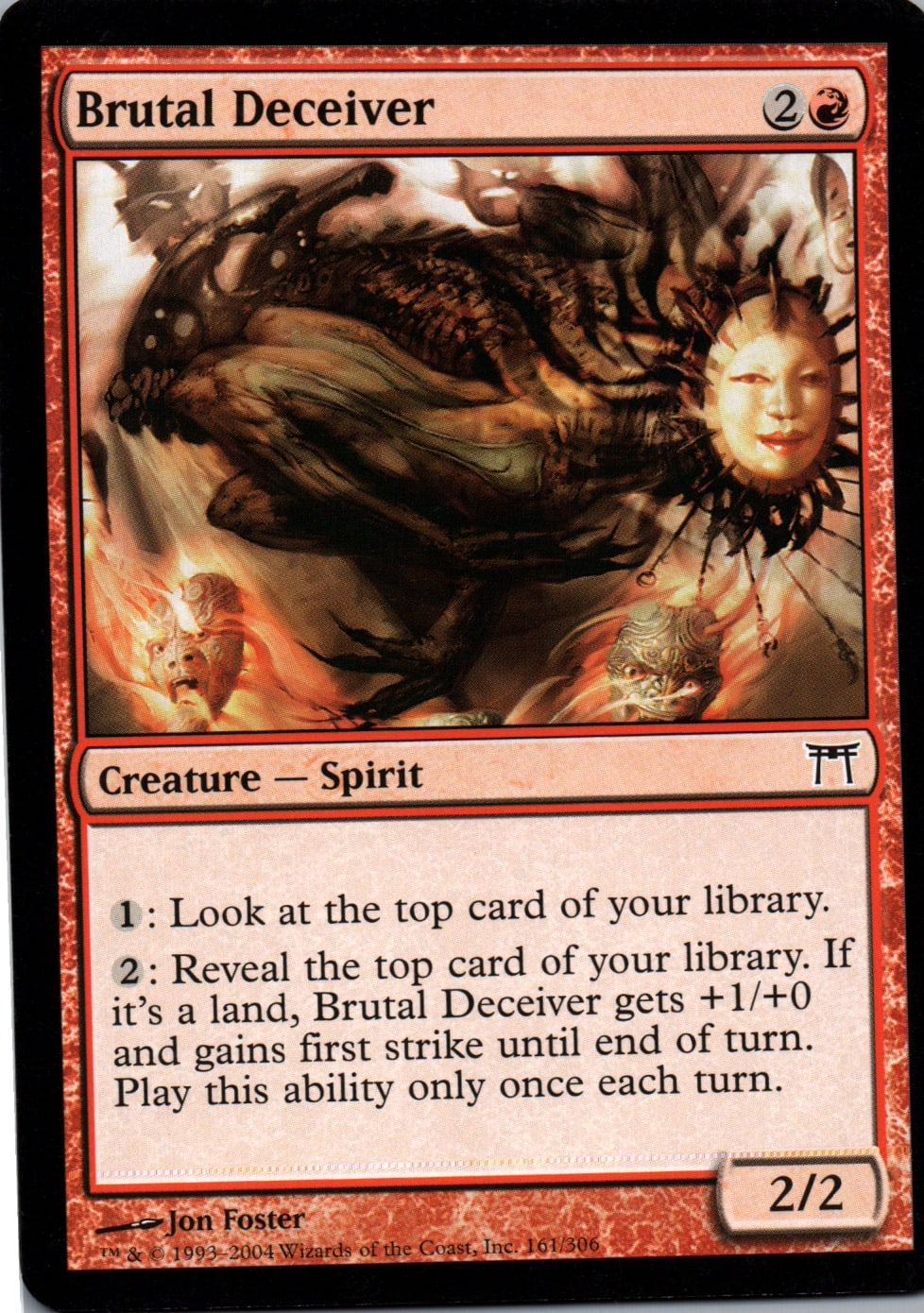 Brutal Deceiver - Champions of Kamigawa - 161 - Front