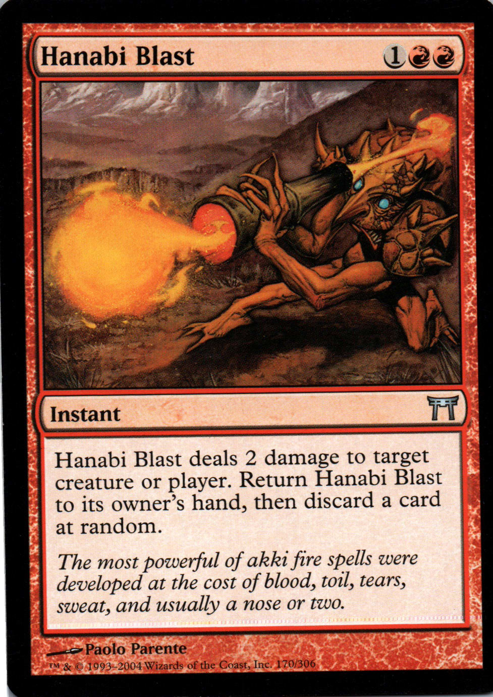 Hanabi Blast - Champions of Kamigawa - 170 - Front