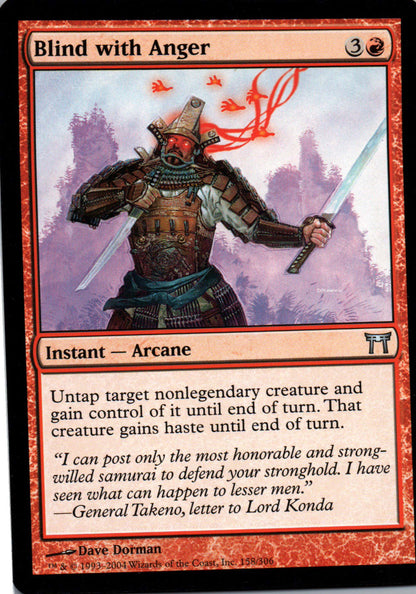 Blind with Anger - Champions of Kamigawa - 158 - Front