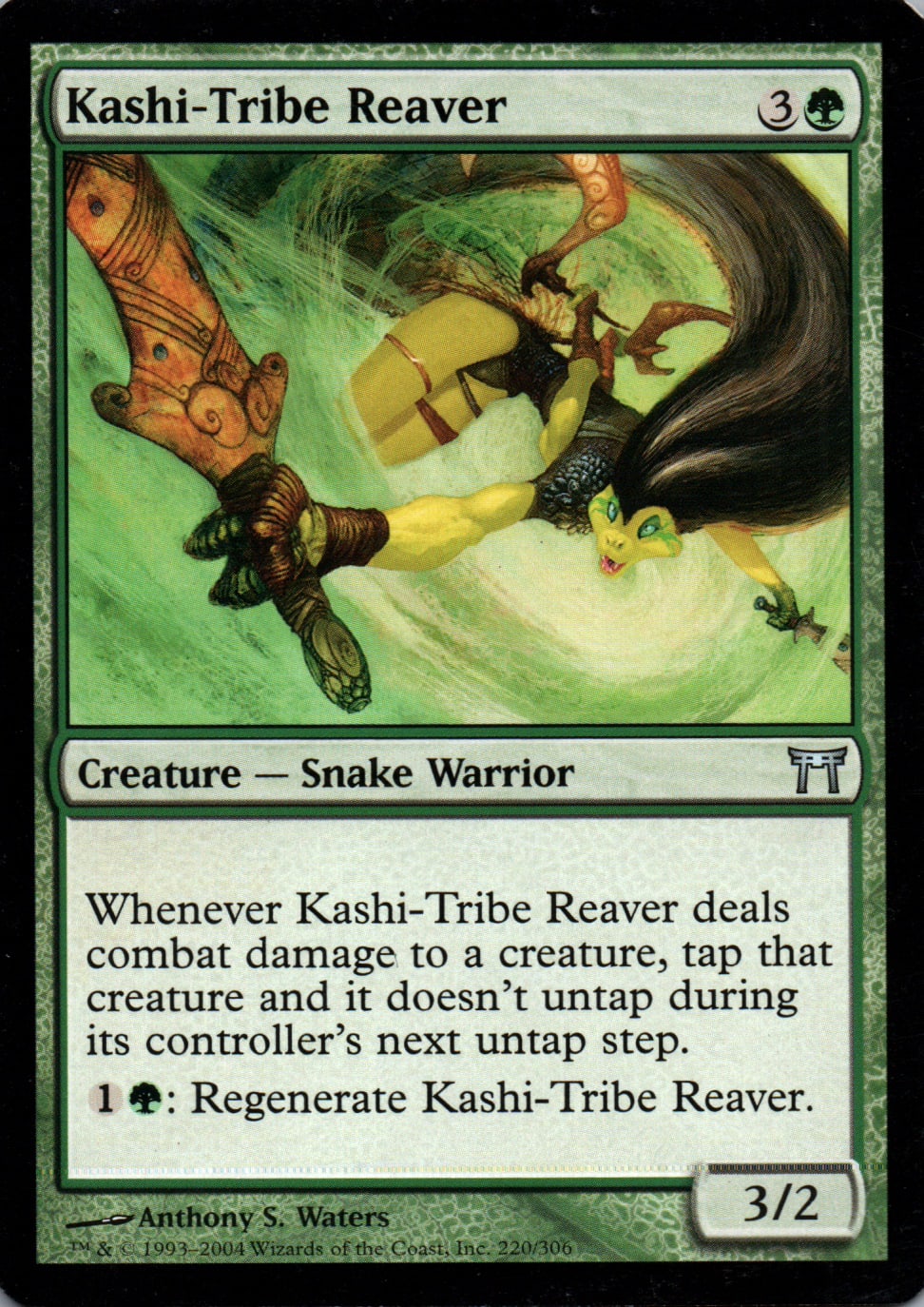 Kashi-Tribe Reaver - Champions of Kamigawa - 220 - Front
