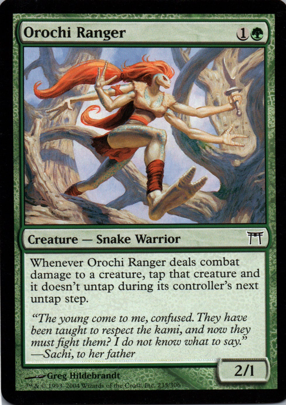 Orochi Ranger - Champions of Kamigawa - 235 - Front