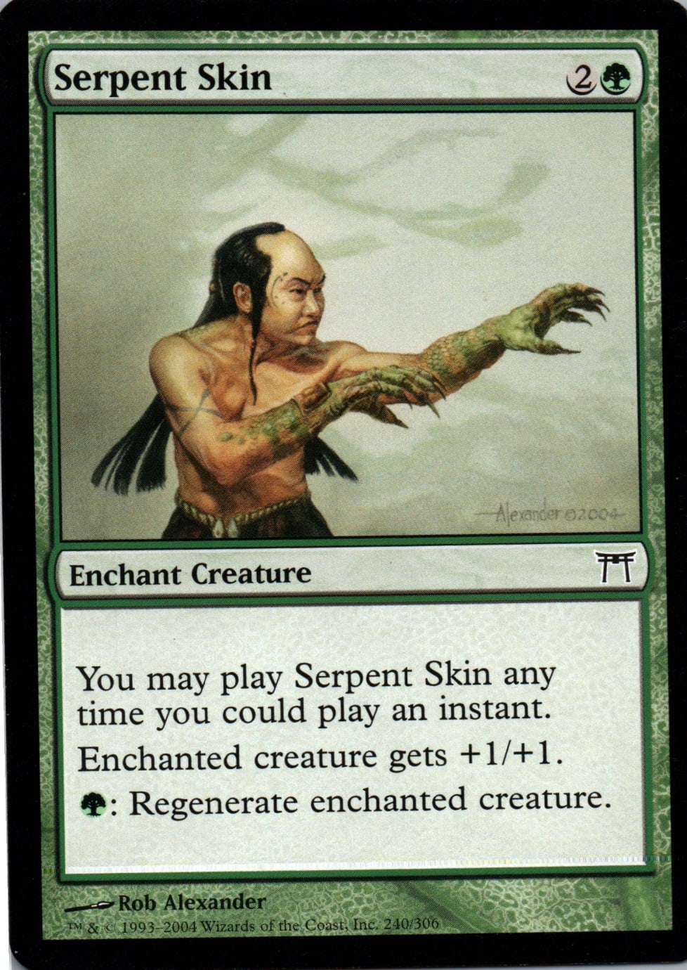 Serpent Skin - Champions of Kamigawa - 240 - Front