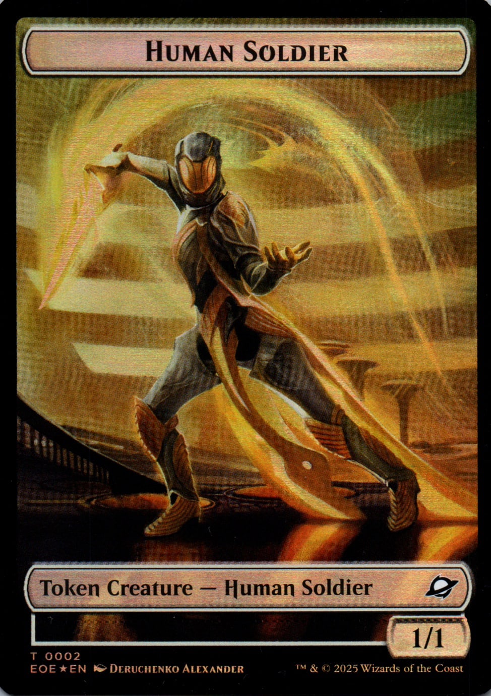 Human Soldier - Edge of Eternities Tokens - 2 - Front