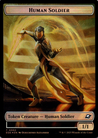 Human Soldier - Edge of Eternities Tokens - 2 - Front