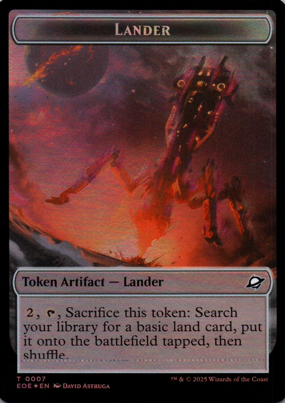 Lander - Edge of Eternities Tokens - 7 - Front