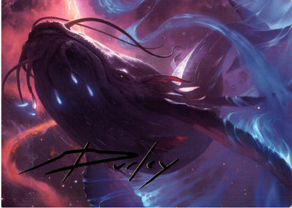 Starbreach Whale - Gold Stamped Signature