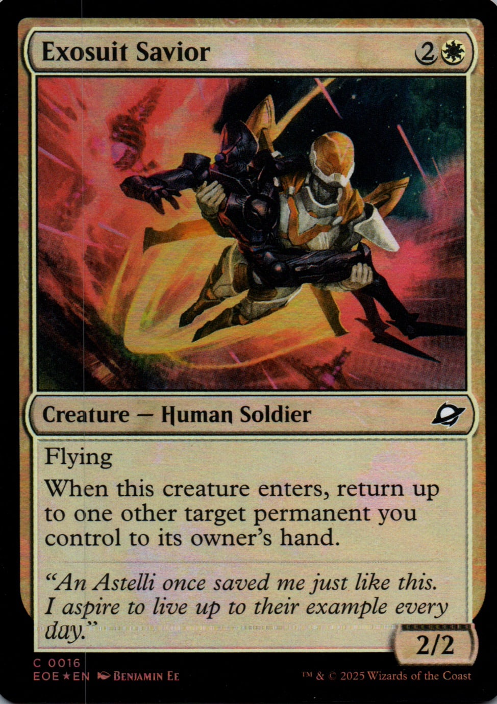 Exosuit Savior - Edge of Eternities - 16 - Front