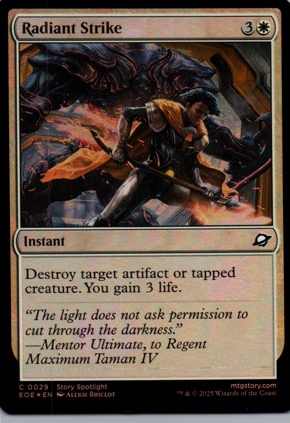 Radiant Strike - Edge of Eternities - 29 - Front