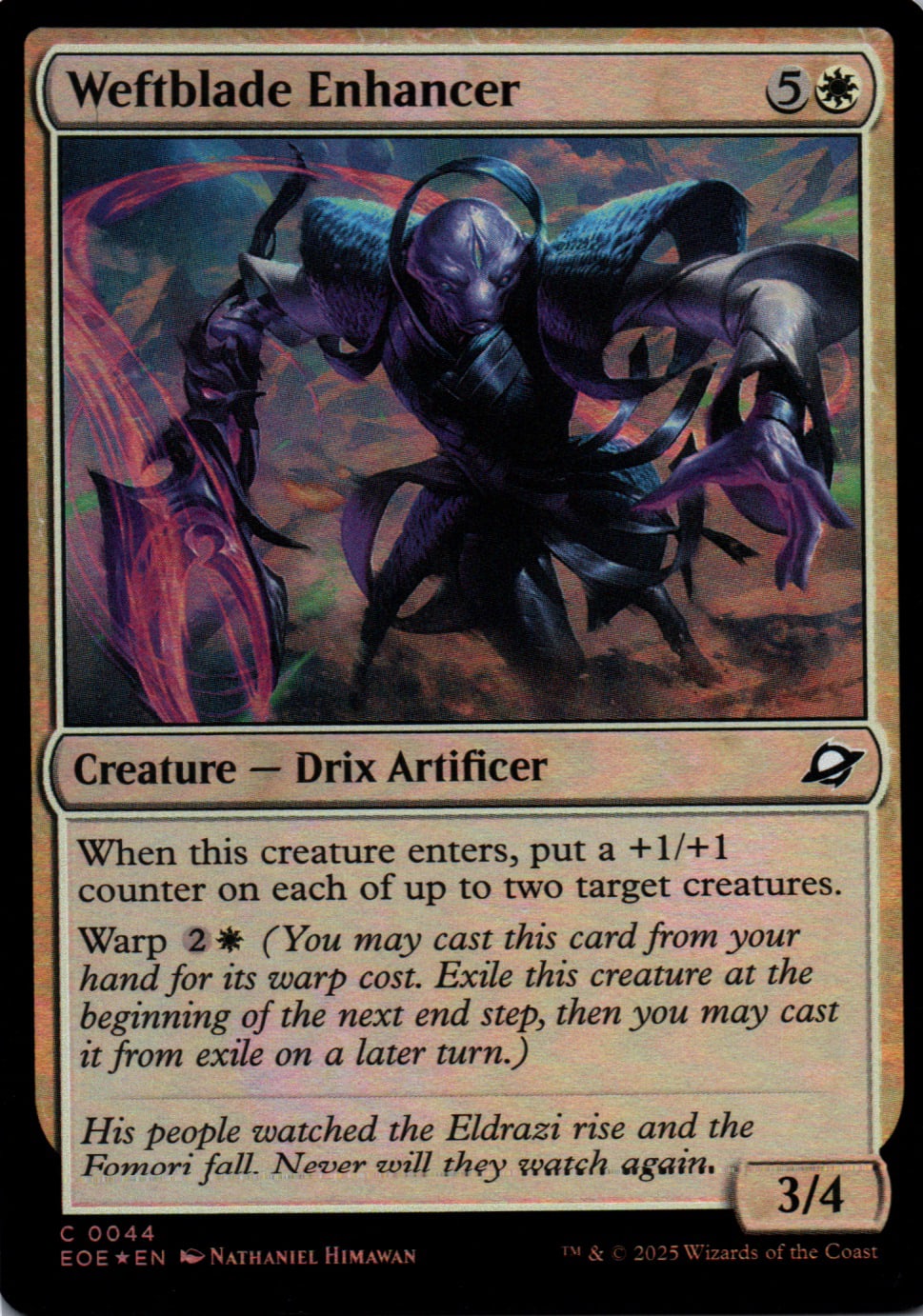 Weftblade Enhancer - Edge of Eternities - 44 - Front