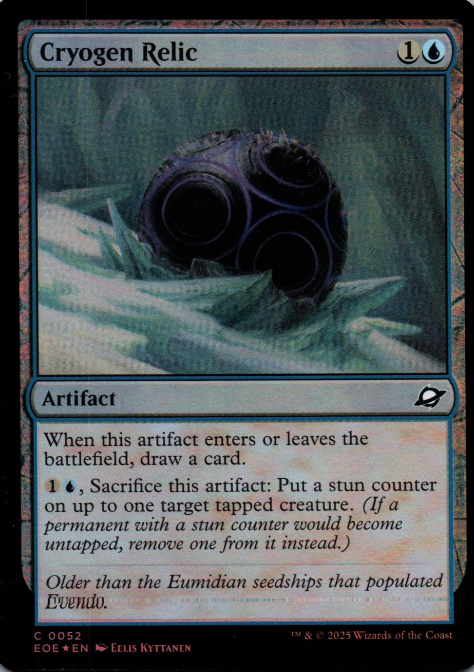 Cryogen Relic - Edge of Eternities - 52 - Front
