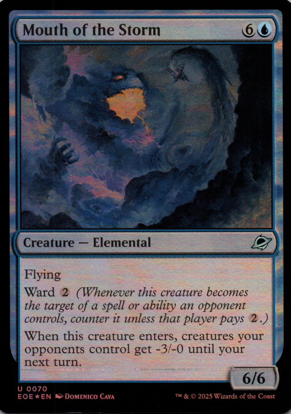 Mouth of the Storm - Edge of Eternities - 70 - Front