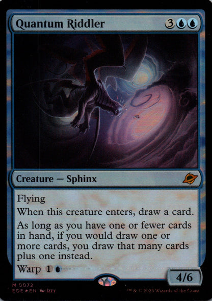 Quantum Riddler - Edge of Eternities - 72 - Front