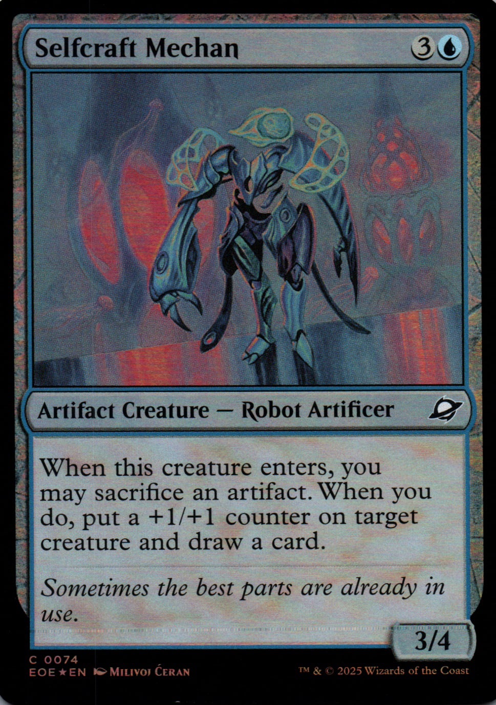 Selfcraft Mechan - Edge of Eternities - 74 - Front