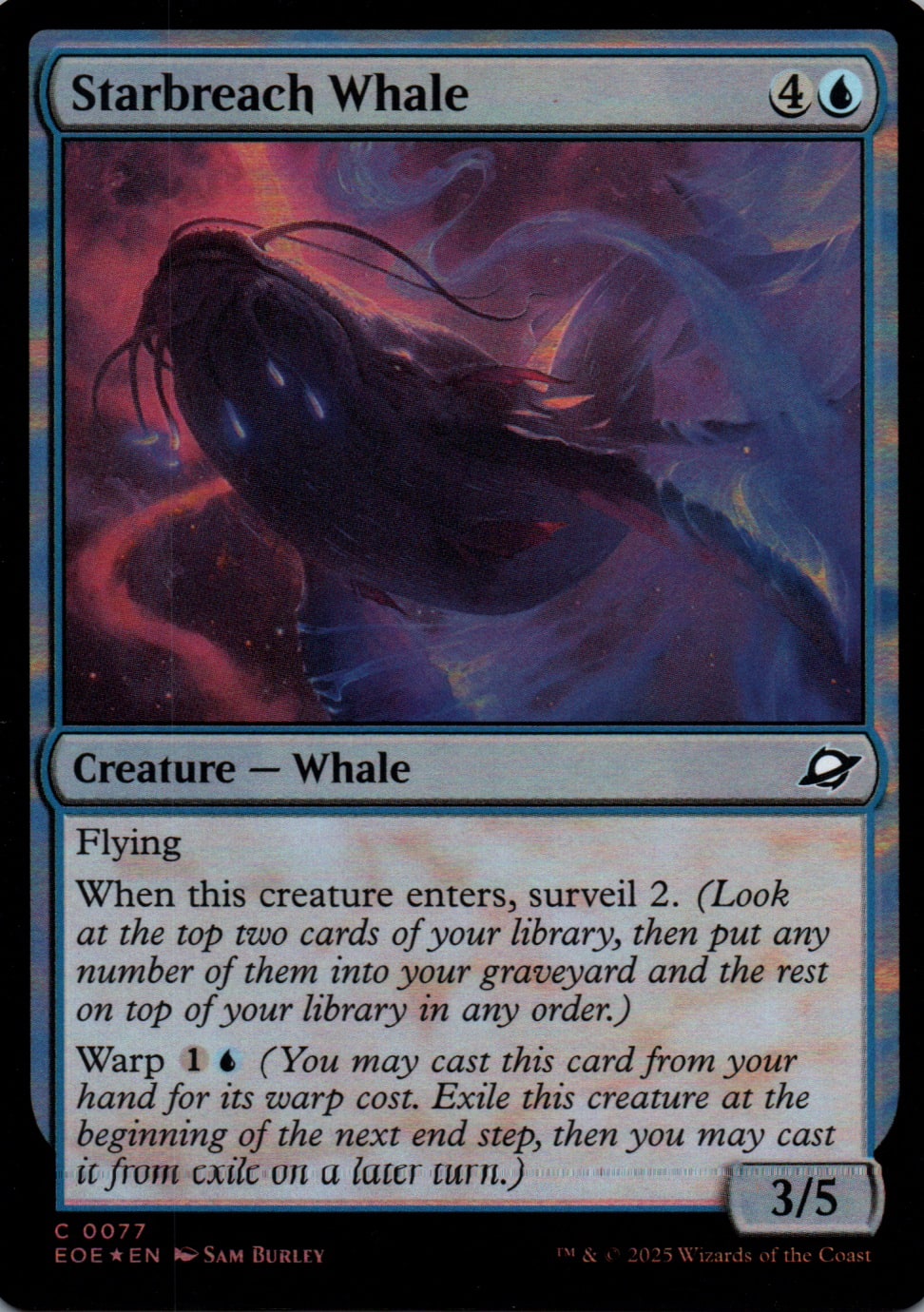 Starbreach Whale - Edge of Eternities - 77 - Front