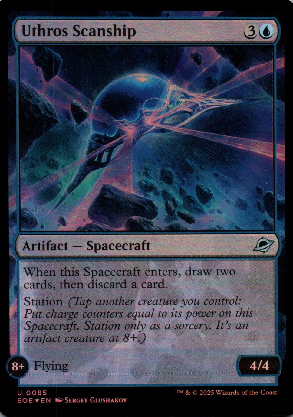 Uthros Scanship - Edge of Eternities - 85 - Front