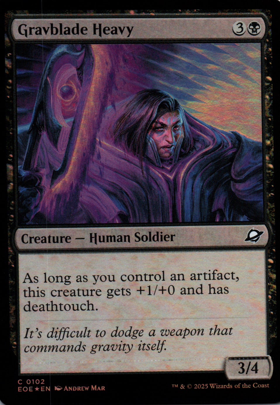 Gravblade Heavy - Edge of Eternities - 102 - Front
