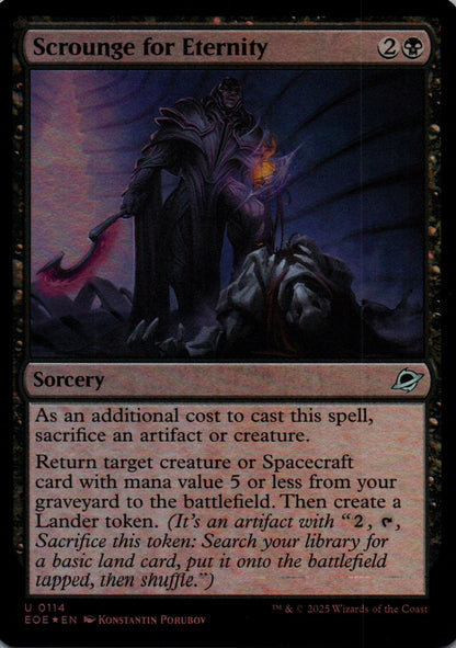 Scrounge for Eternity - Edge of Eternities - 114 - Front