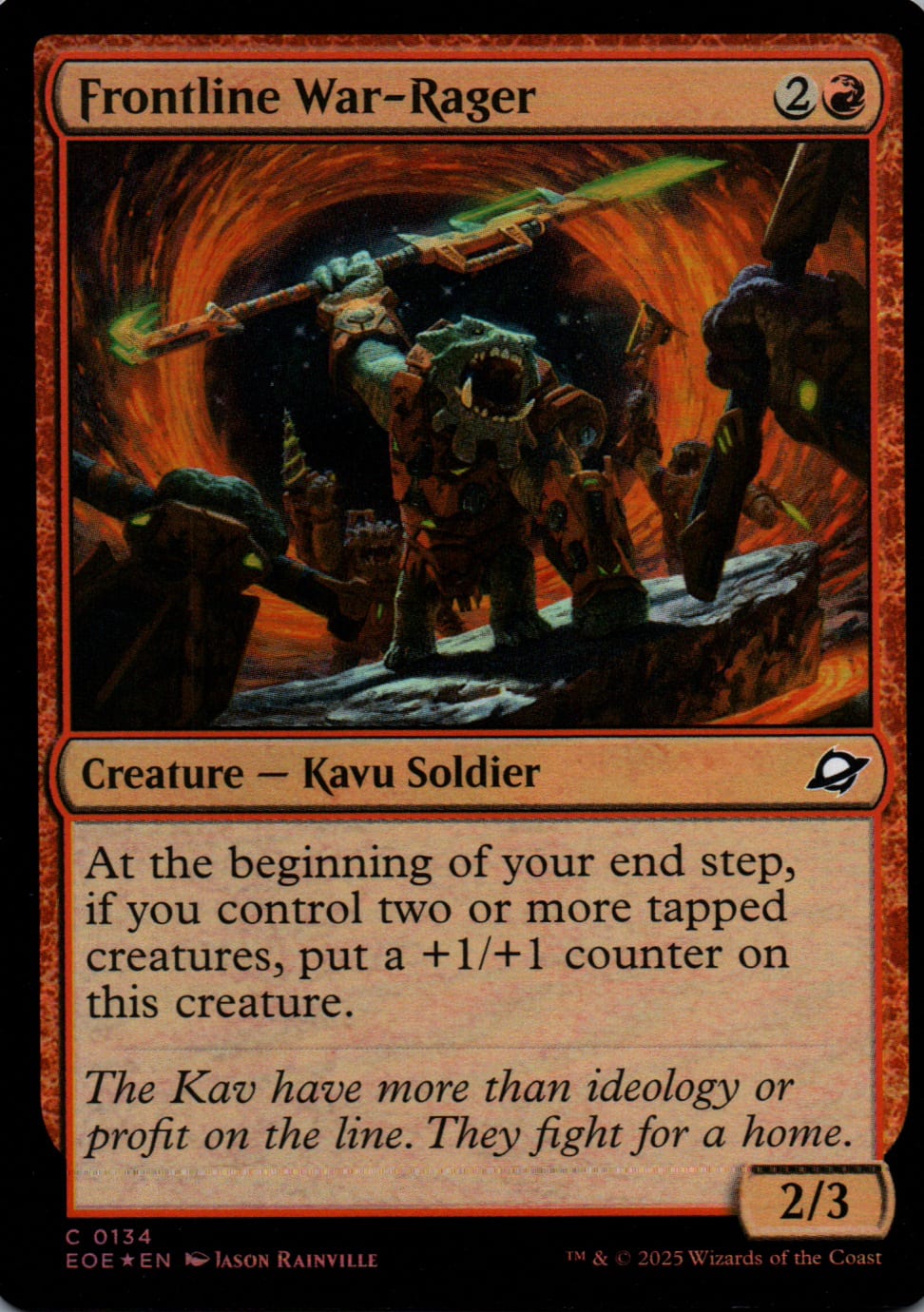 Frontline War-Rager - Edge of Eternities - 134 - Front