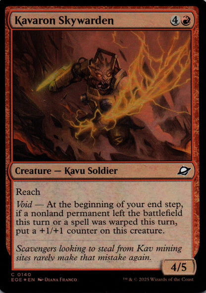 Kavaron Skywarden - Edge of Eternities - 140 - Front
