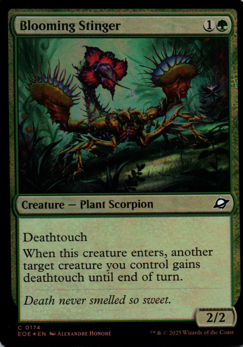 Blooming Stinger - Edge of Eternities - 174 - Front