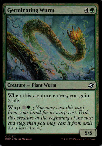 Germinating Wurm - Edge of Eternities - 187 - Front