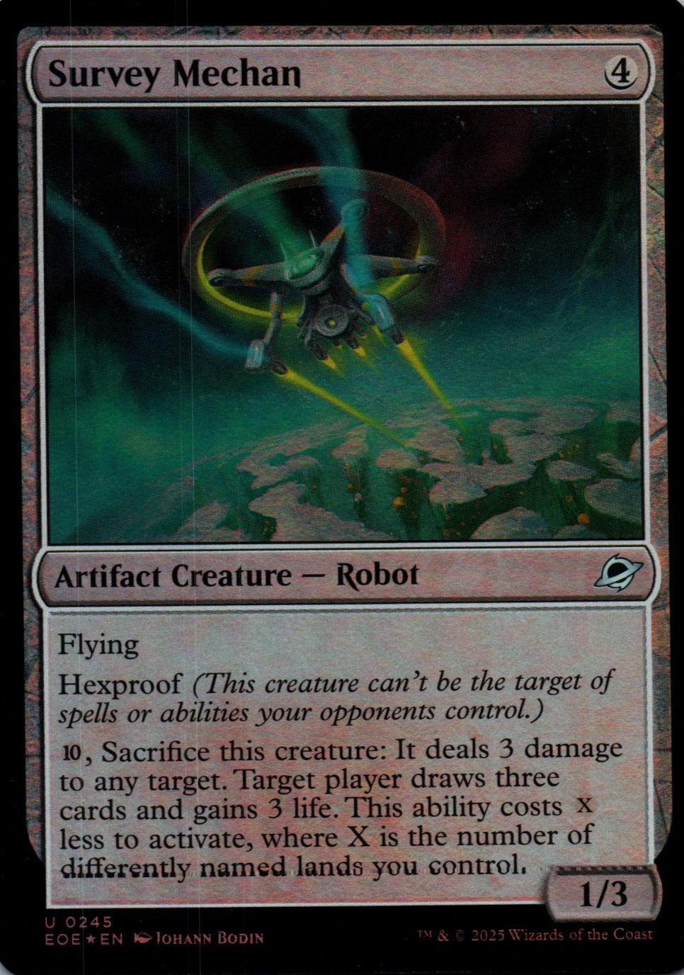 Survey Mechan - Edge of Eternities - 245 - Front