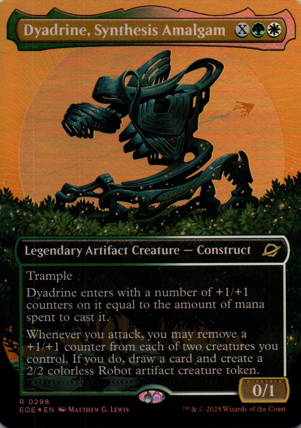 Dyadrine, Synthesis Amalgam - Edge of Eternities - 298 - Front