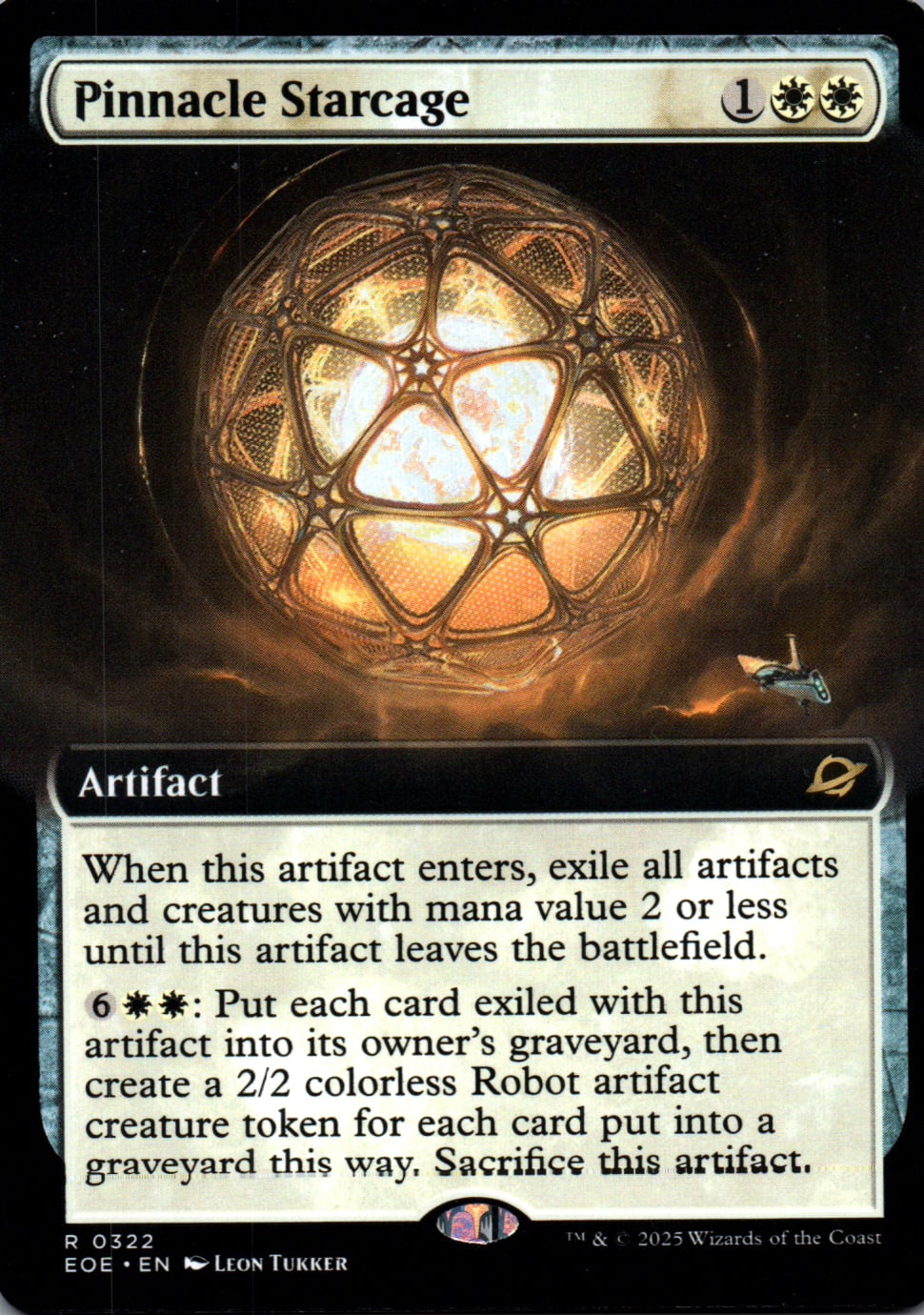 Pinnacle Starcage - Edge of Eternities - 322 - Front