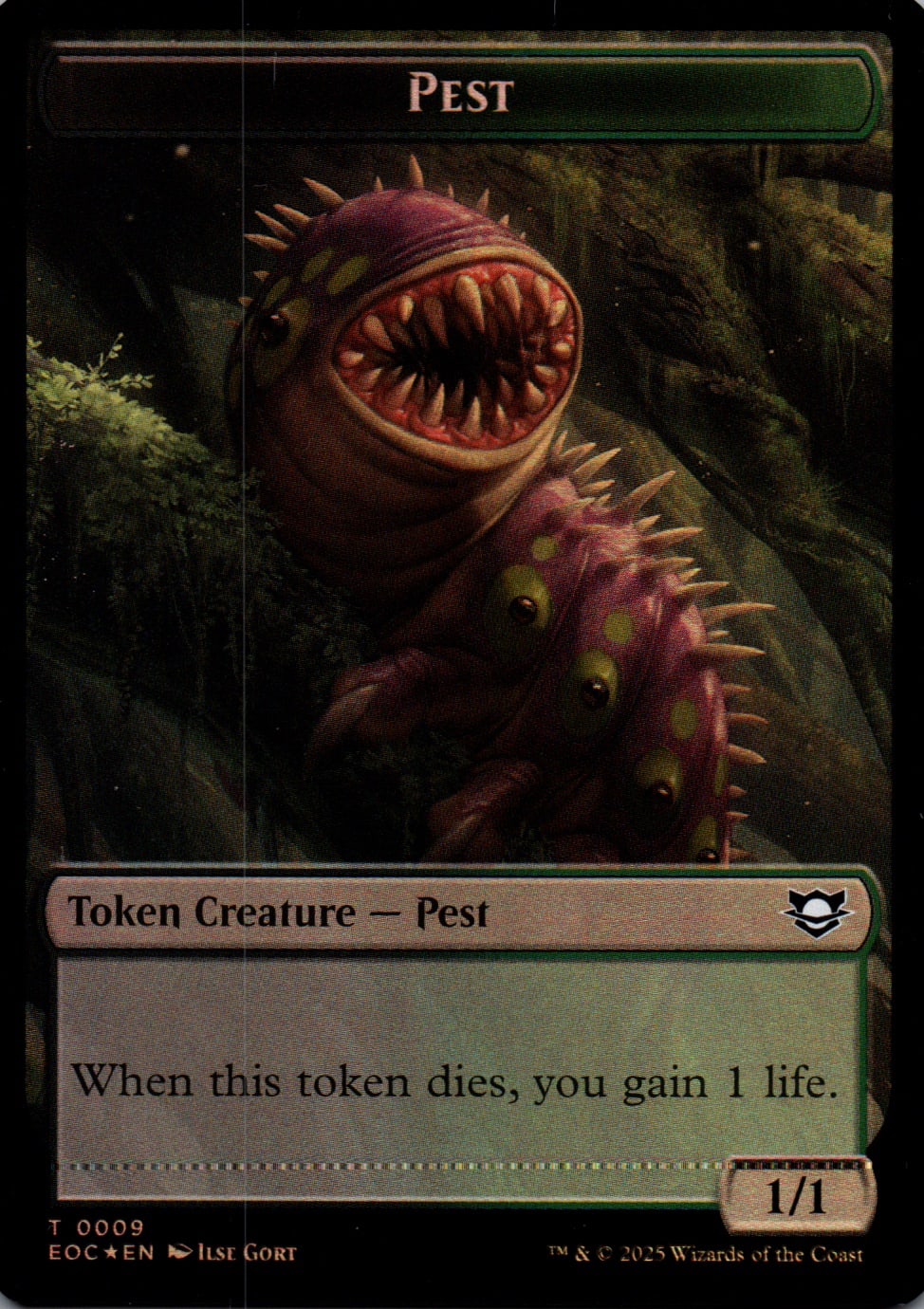 Pest - Edge of Eternities Commander Tokens - 9 - Front