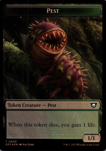 Pest - Edge of Eternities Commander Tokens - 9 - Front