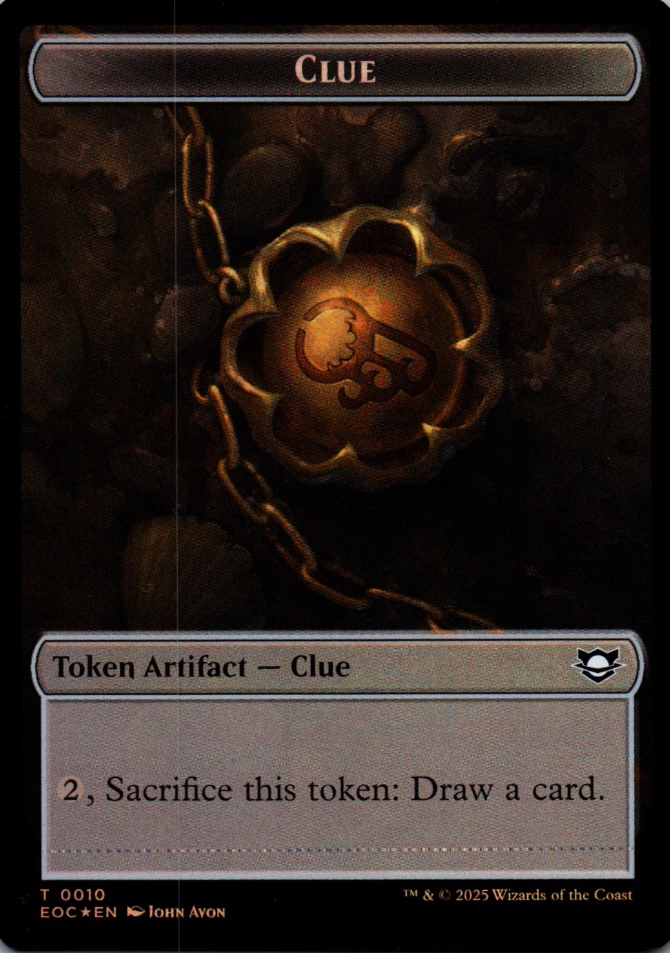 Clue - Edge of Eternities Commander Tokens - 10 - Front