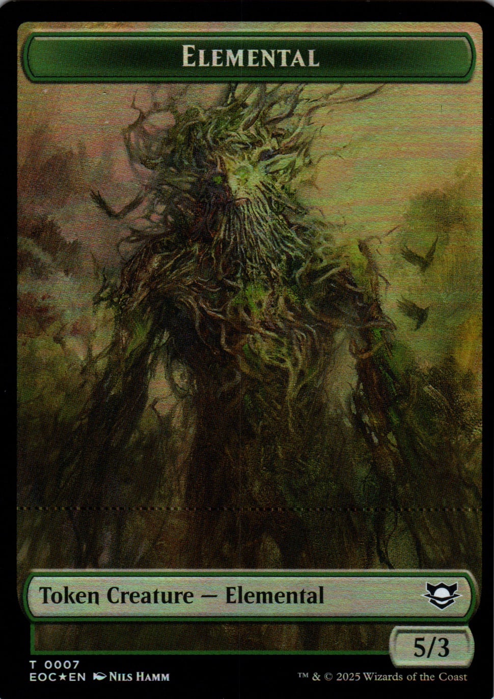 Golem - Edge of Eternities Commander Tokens - 14 - Back