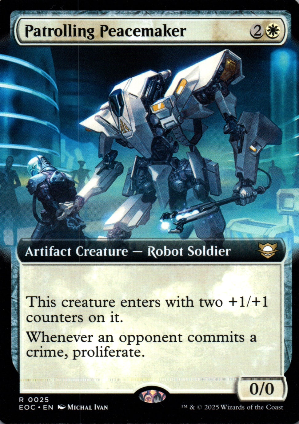 Patrolling Peacemaker - Edge of Eternities Commander - 25 - Front