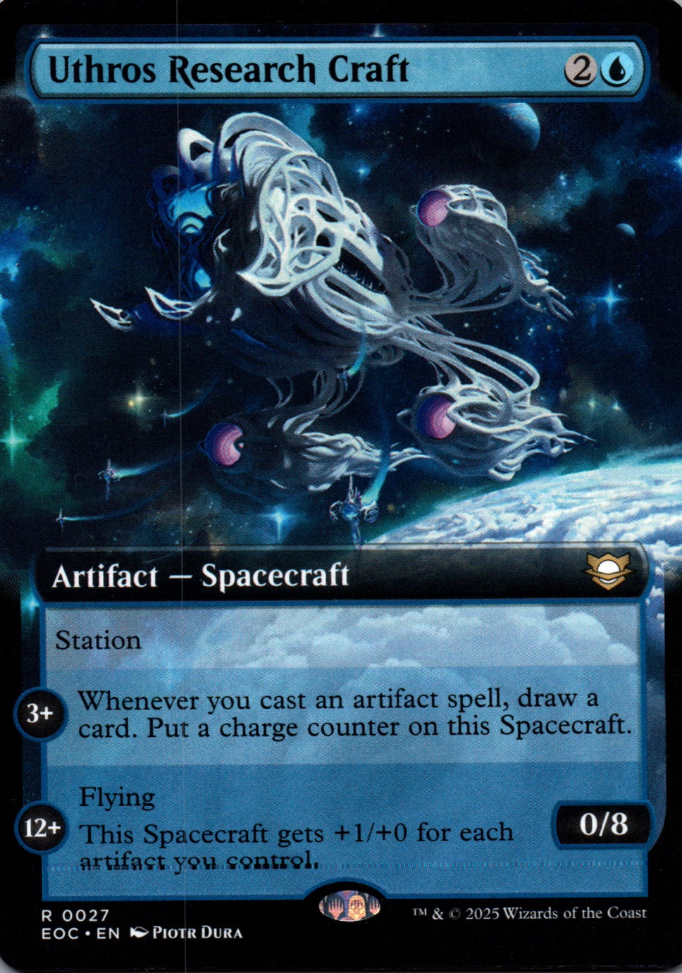 Uthros Research Craft - Edge of Eternities Commander - 27 - Front