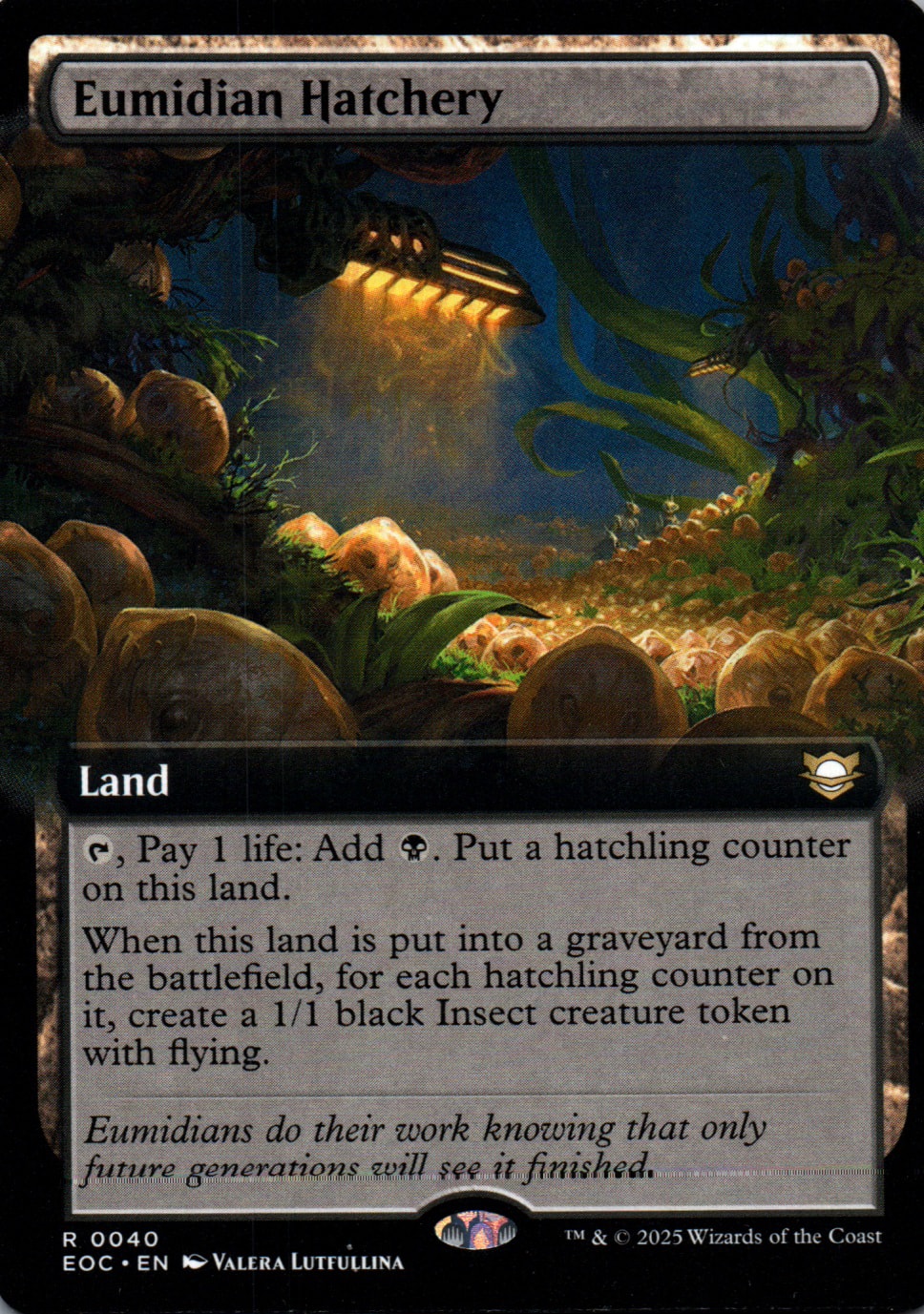 Eumidian Hatchery - Edge of Eternities Commander - 40 - Front