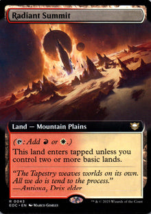 Radiant Summit - Edge of Eternities Commander - 43 - Front