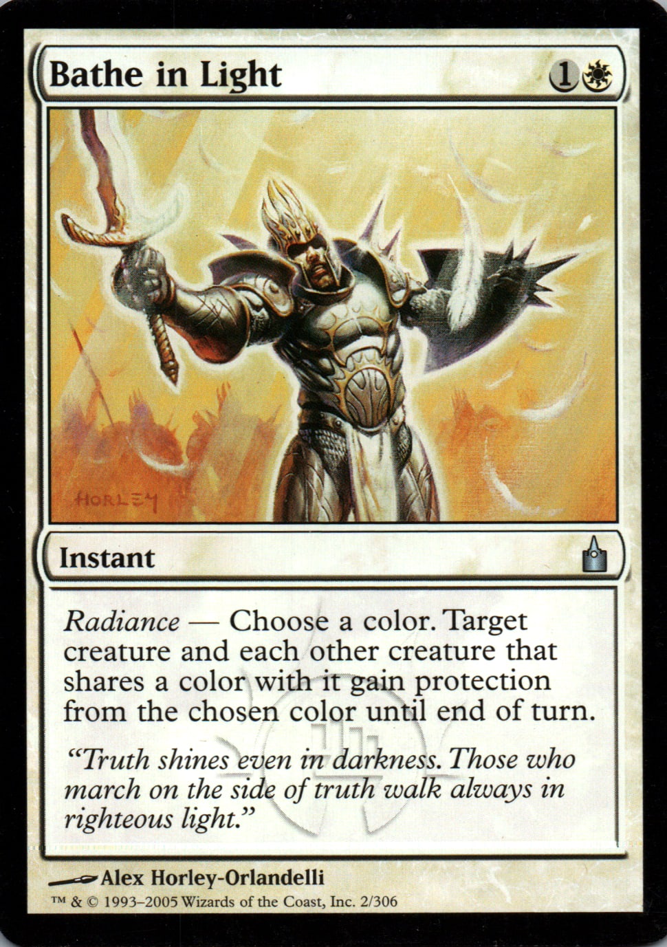 Bathe in Light - Ravnica: City of Guilds - 2 - Front