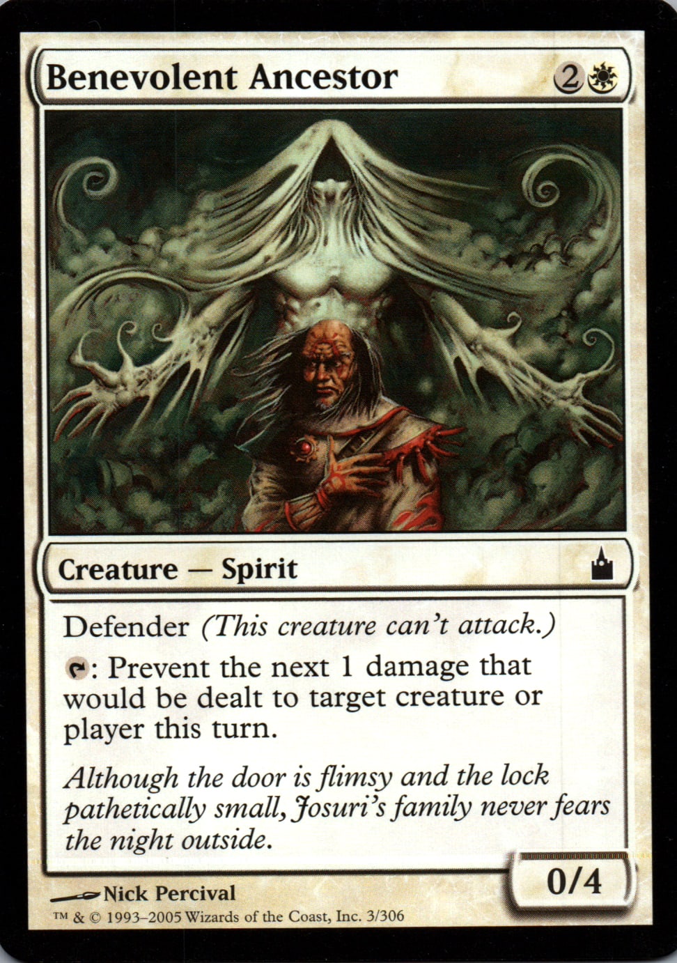 Benevolent Ancestor - Ravnica: City of Guilds - 3 - Front