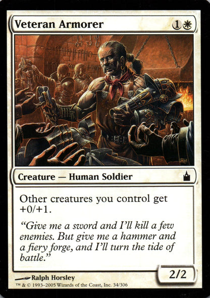 Veteran Armorer - Ravnica: City of Guilds - 34 - Front