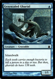 Grayscaled Gharial - Ravnica: City of Guilds - 52 - Front