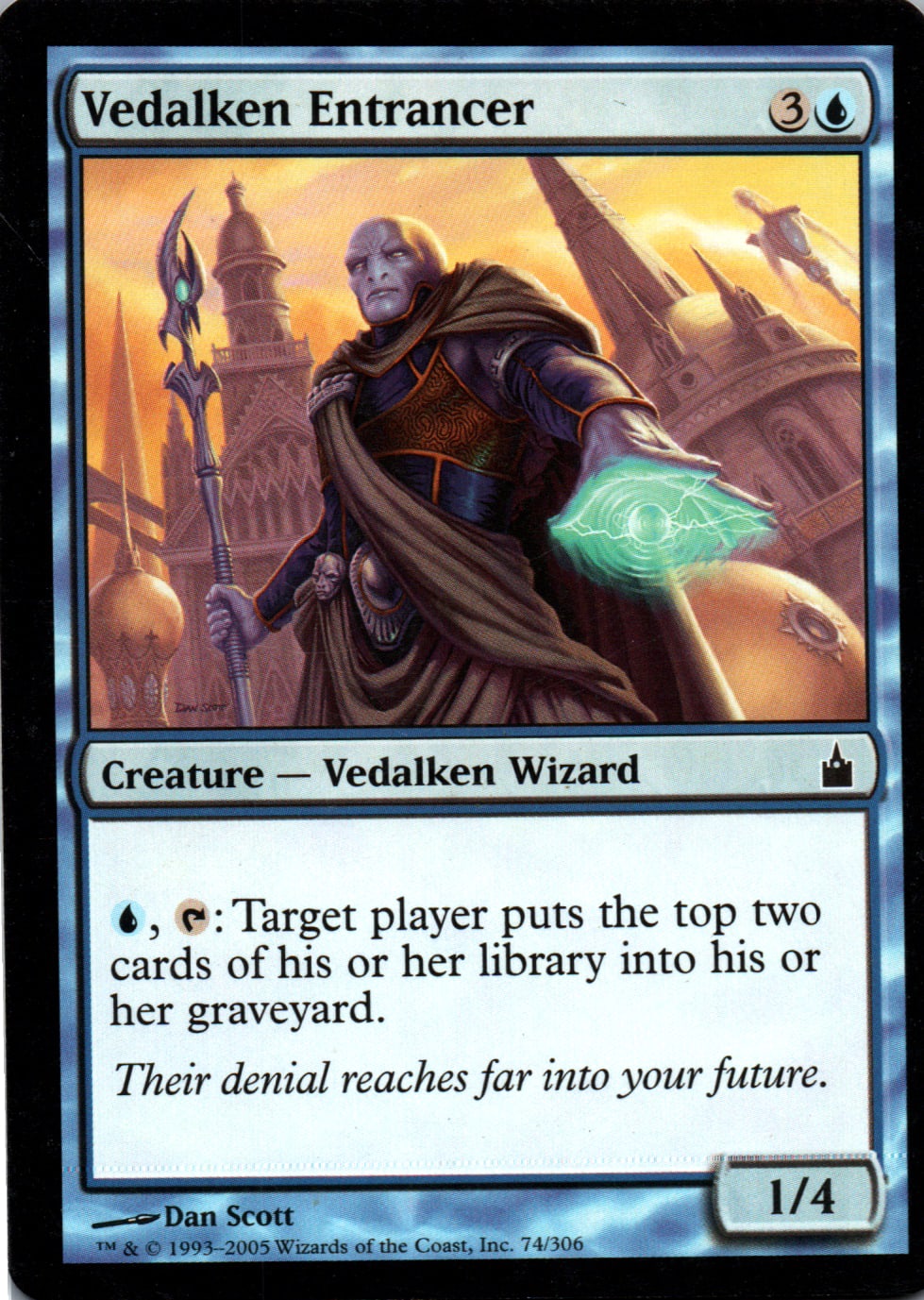 Vedalken Entrancer - Ravnica: City of Guilds - 74 - Front