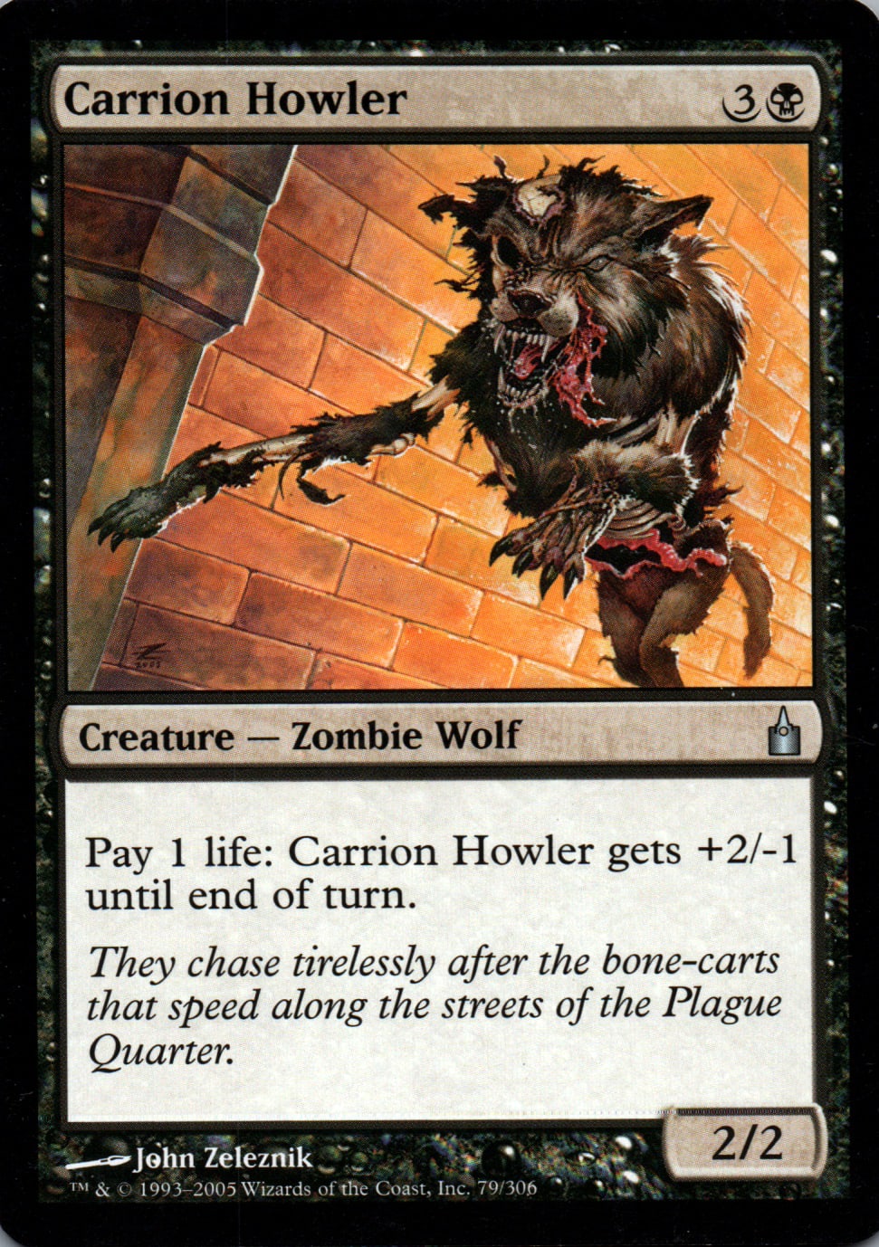 Carrion Howler - Ravnica: City of Guilds - 79 - Front
