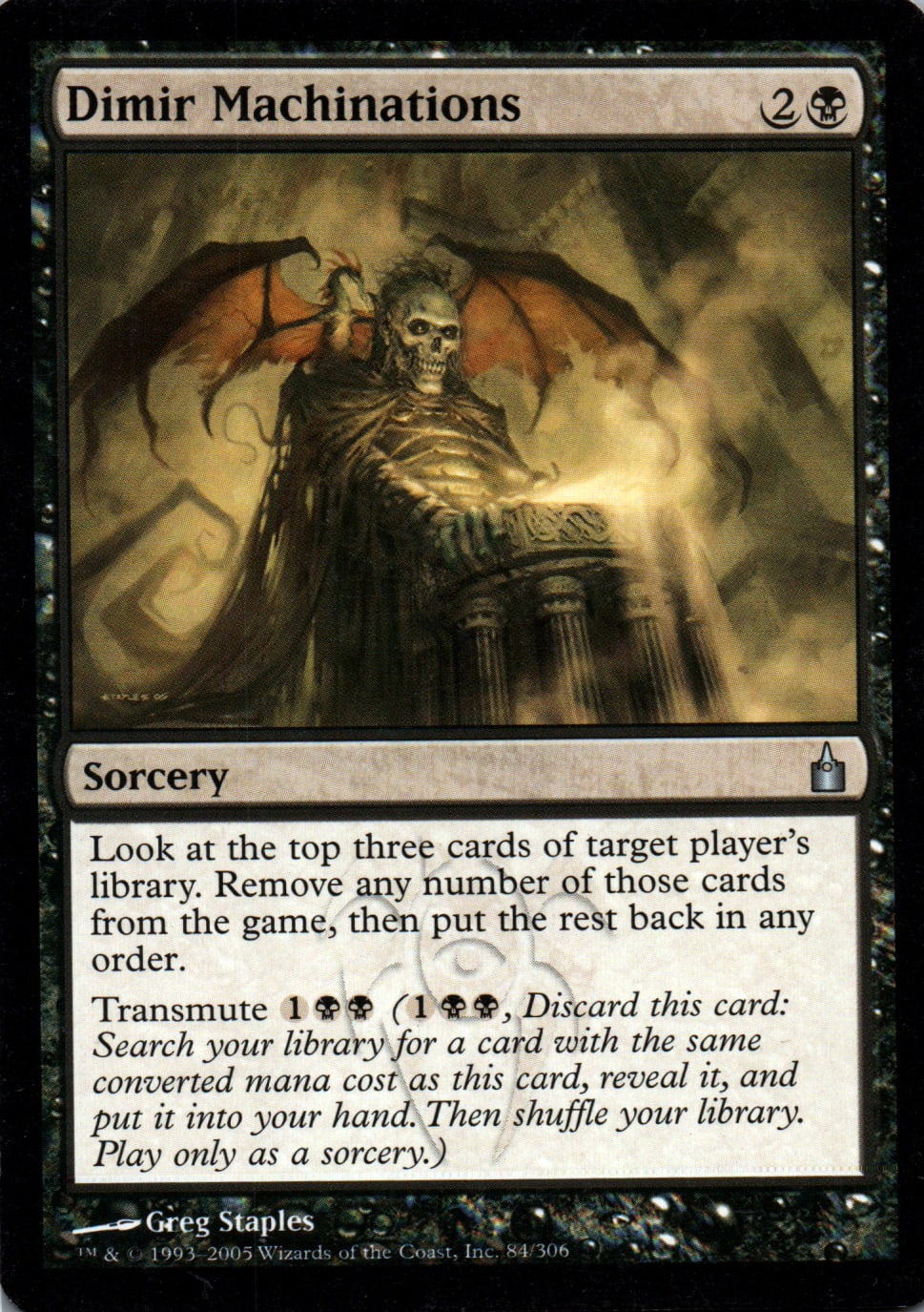 Dimir Machinations - Ravnica: City of Guilds - 84 - Front