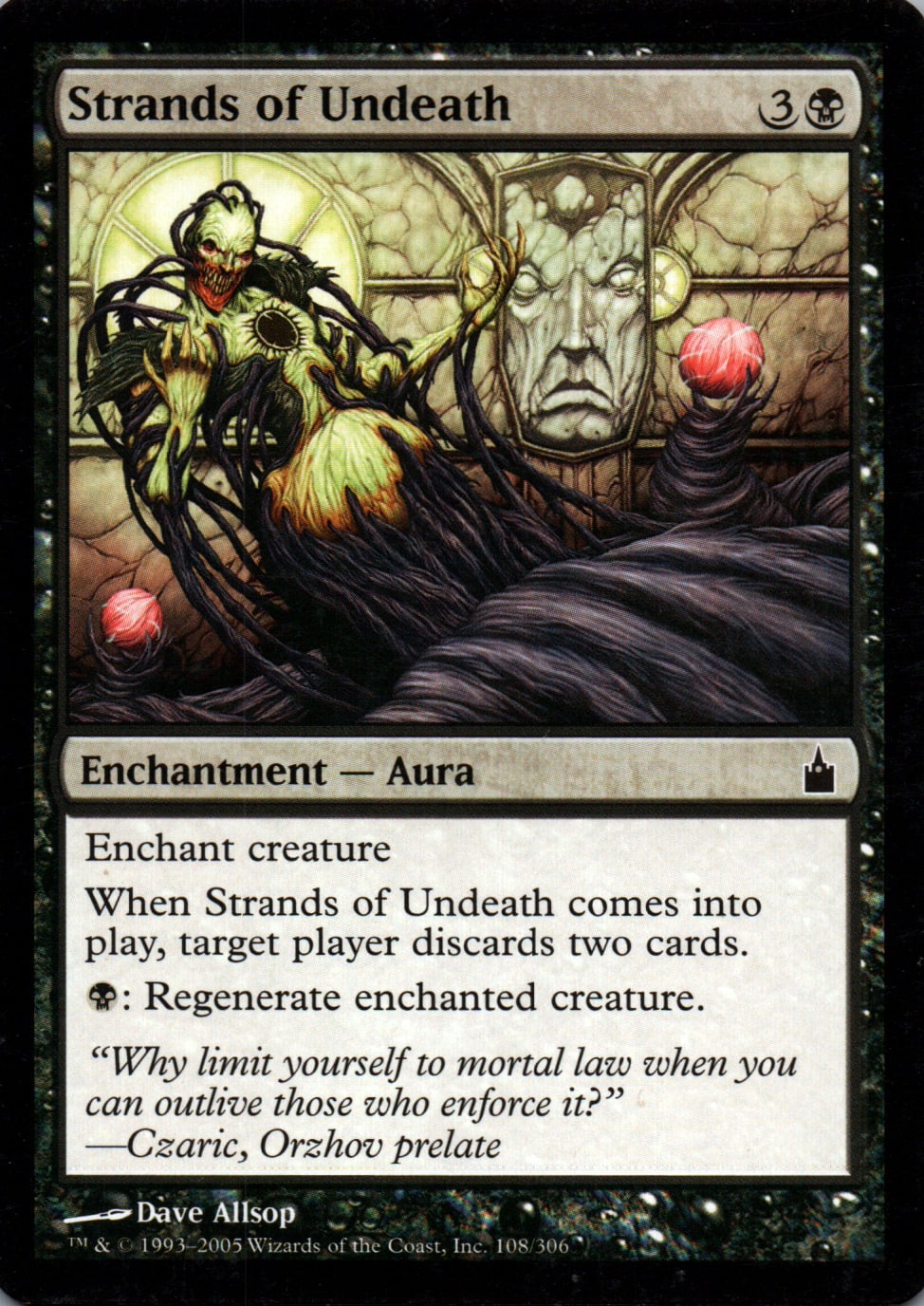 Strands of Undeath - Ravnica: City of Guilds - 108 - Front