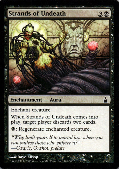 Strands of Undeath - Ravnica: City of Guilds - 108 - Front