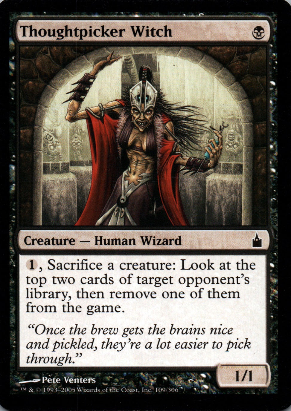 Thoughtpicker Witch - Ravnica: City of Guilds - 109 - Front