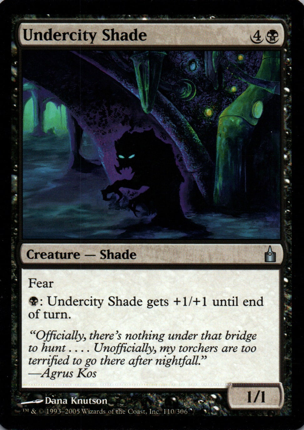 Undercity Shade - Ravnica: City of Guilds - 110 - Front
