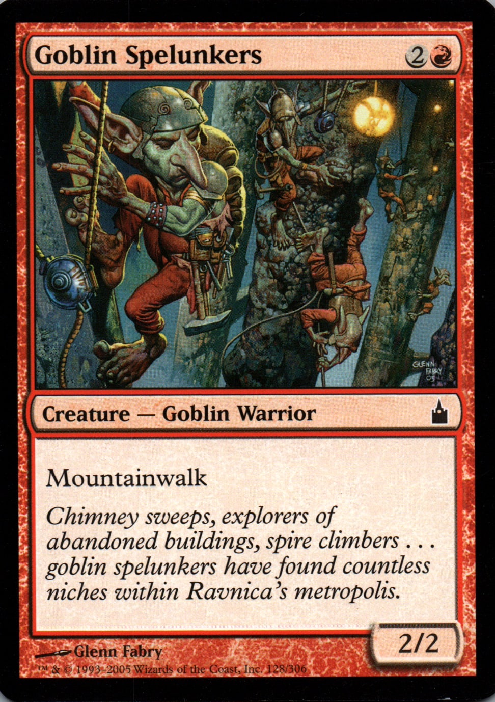 Goblin Spelunkers - Ravnica: City of Guilds - 128 - Front